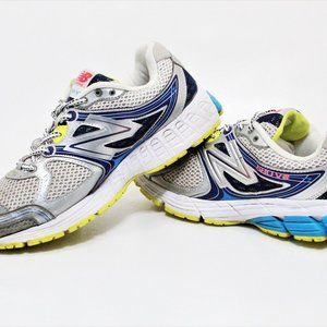 New Balance 680v2 Running Sneakers Shoes Women's Size 8 Silver Blue Gray W680GB2